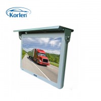 19inch bus roof mounted monitor with fixed, turning, hydralic optional